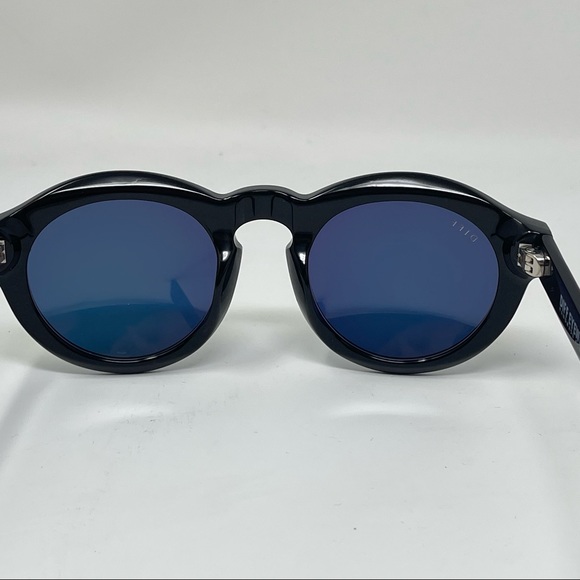 DIFF sunglasses DIME black FRAME mirrored YELLOW LENSES DIFF EYEWEAR - Picture 4 of 9